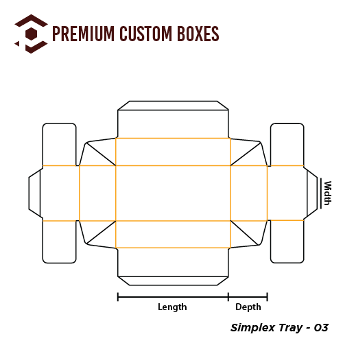 Custom Simplex Tray | Premium Custom Boxes | Simplex Tray