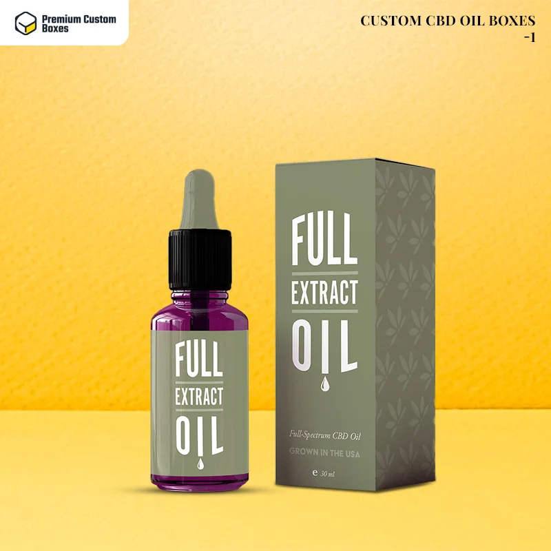 Custom CBD Oil Boxes