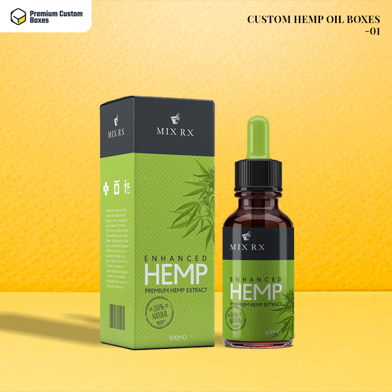 Custom Hemp Oil Boxes