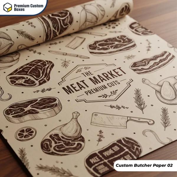 Custom printed Butcher Paper 2