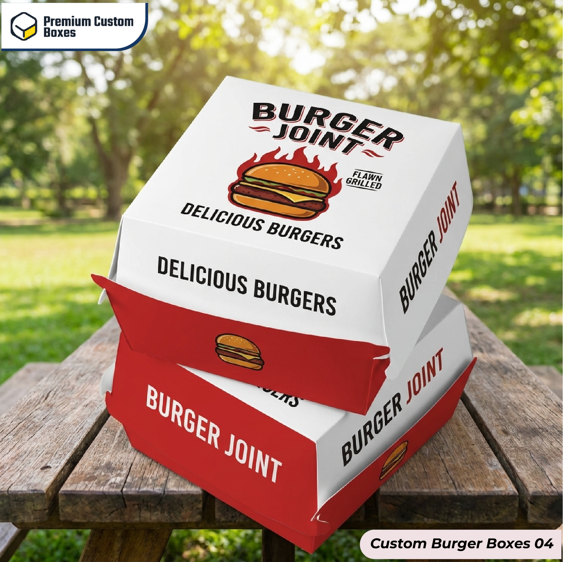 Custom Burger Boxes