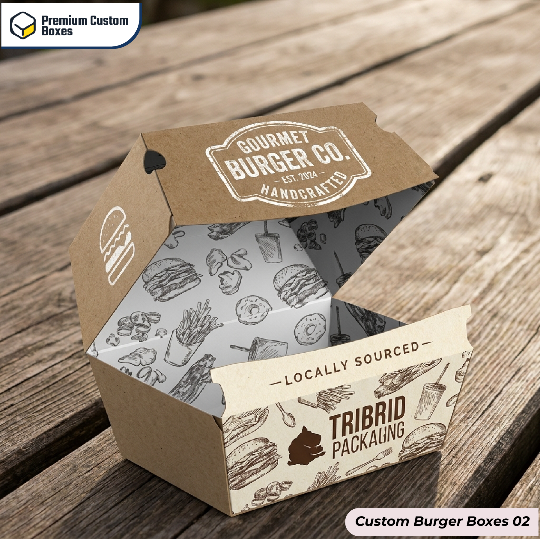 Custom Burger Boxes