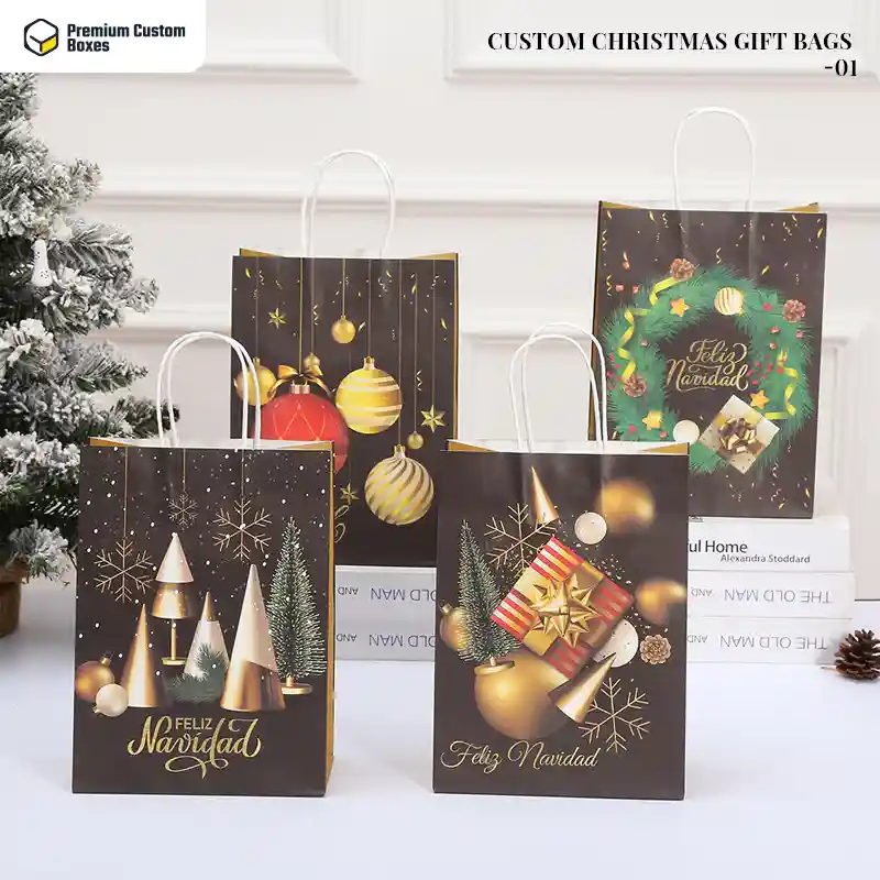 Custom Christmas Gift Bags