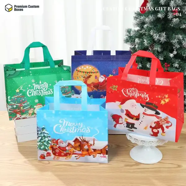 custom christmas gift bags design 04