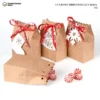 custom christmas kraft gift bags 03