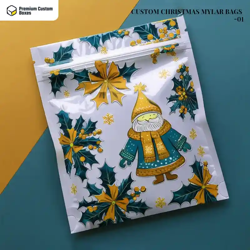 Custom Christmas Mylar Bags