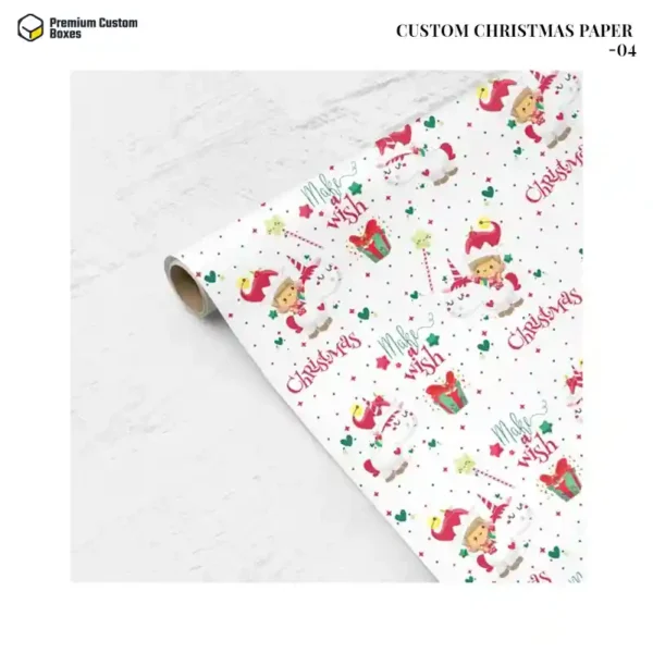 custom christmas paper sheets 04