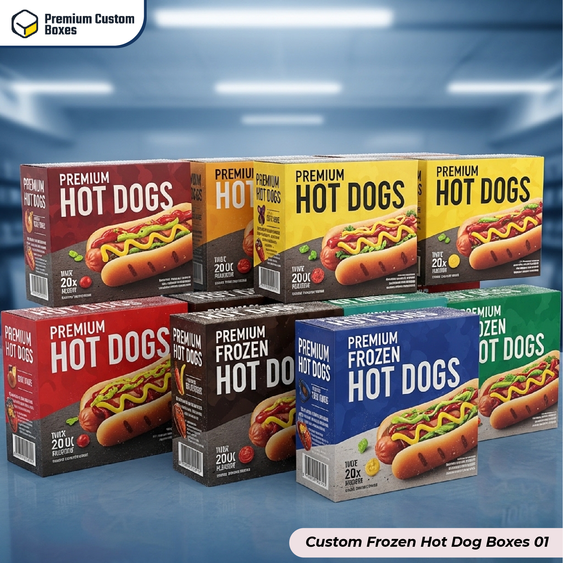 Custom Frozen Hot Dog Boxes