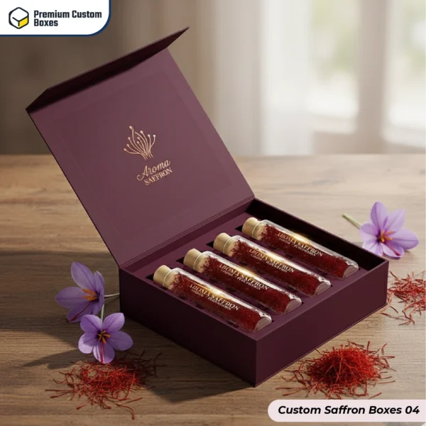 Custom Saffron Boxes with flap (4)