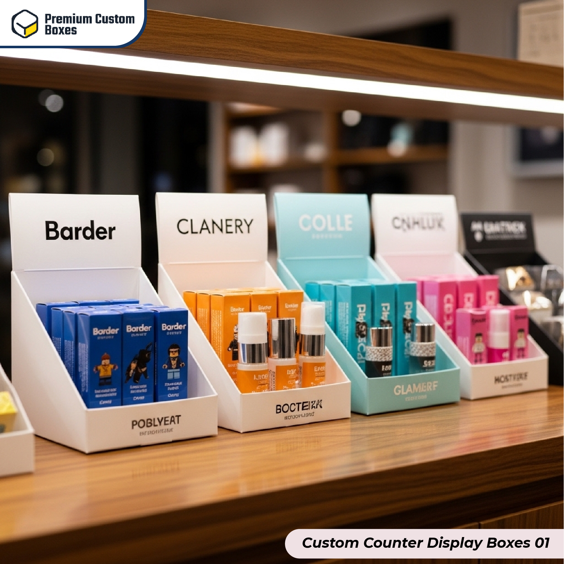 Custom Counter Display Boxes