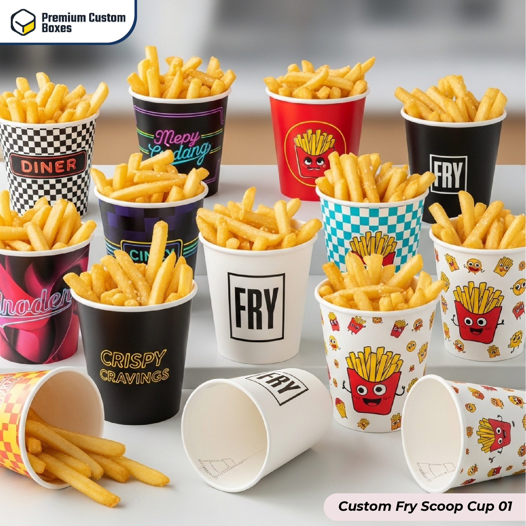 Custom Fry Scoop Cup
