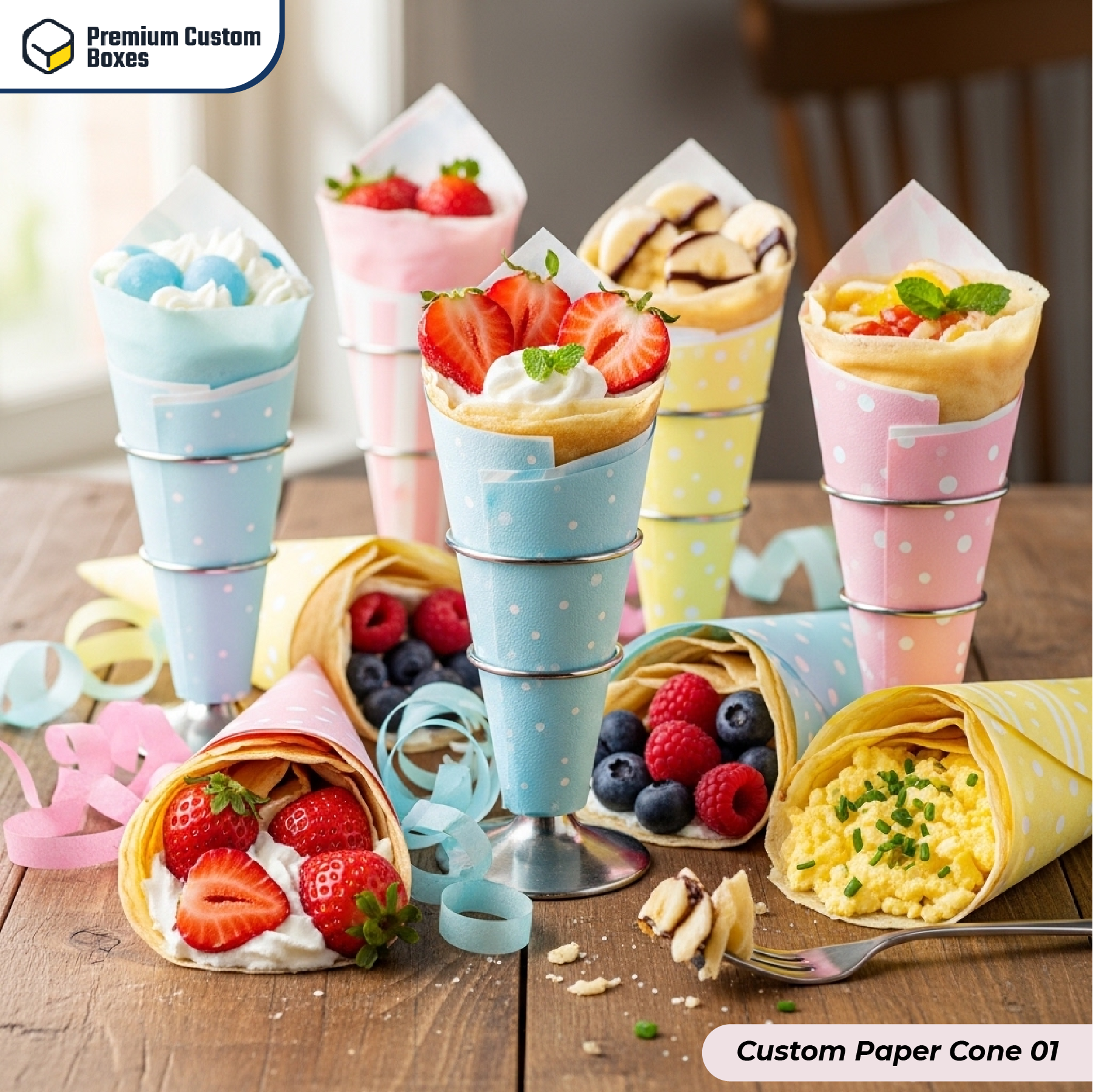 Custom Paper Cones