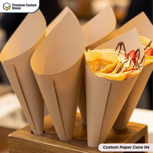 Custom Paper Cone with logo (4)