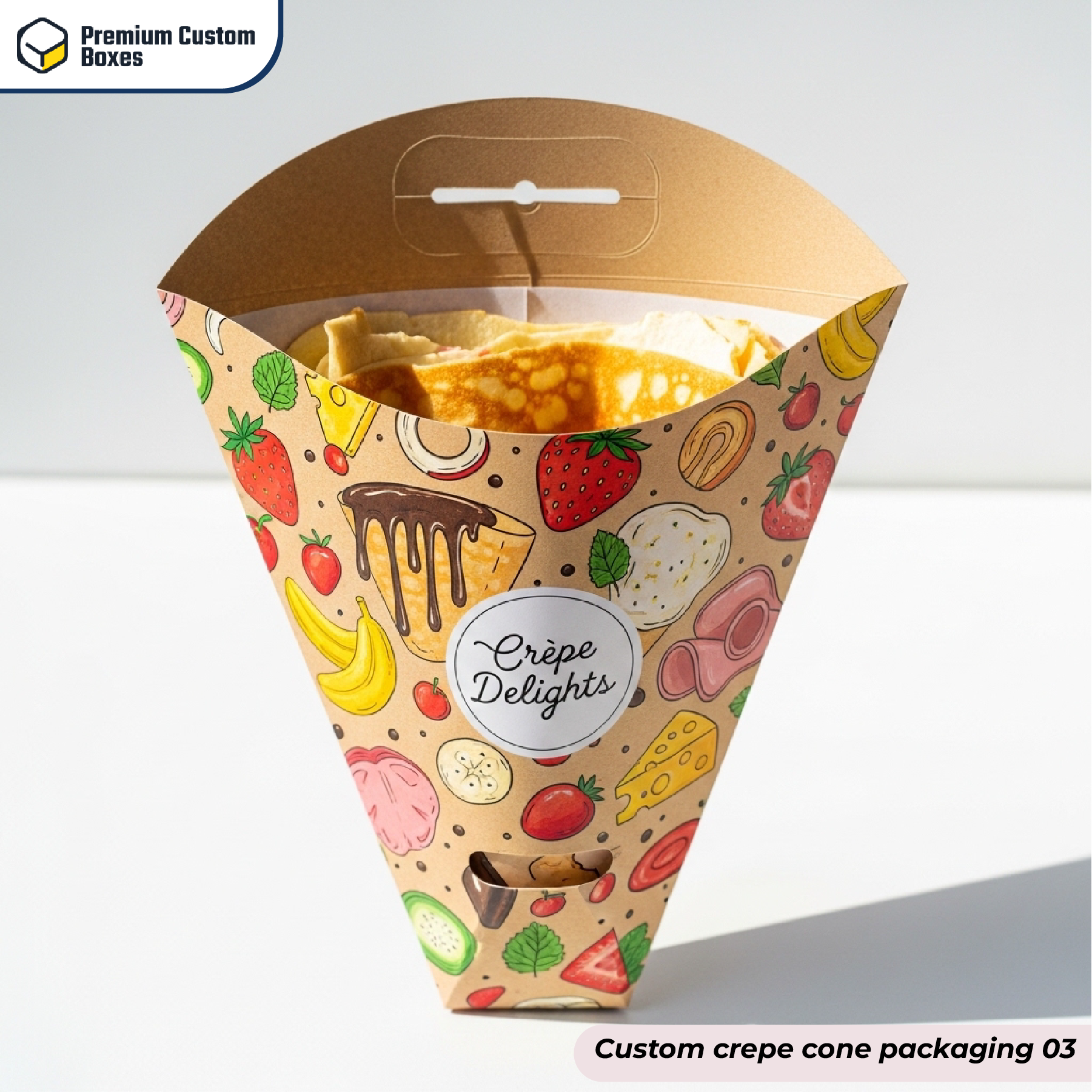Custom Crepe Cone Packaging