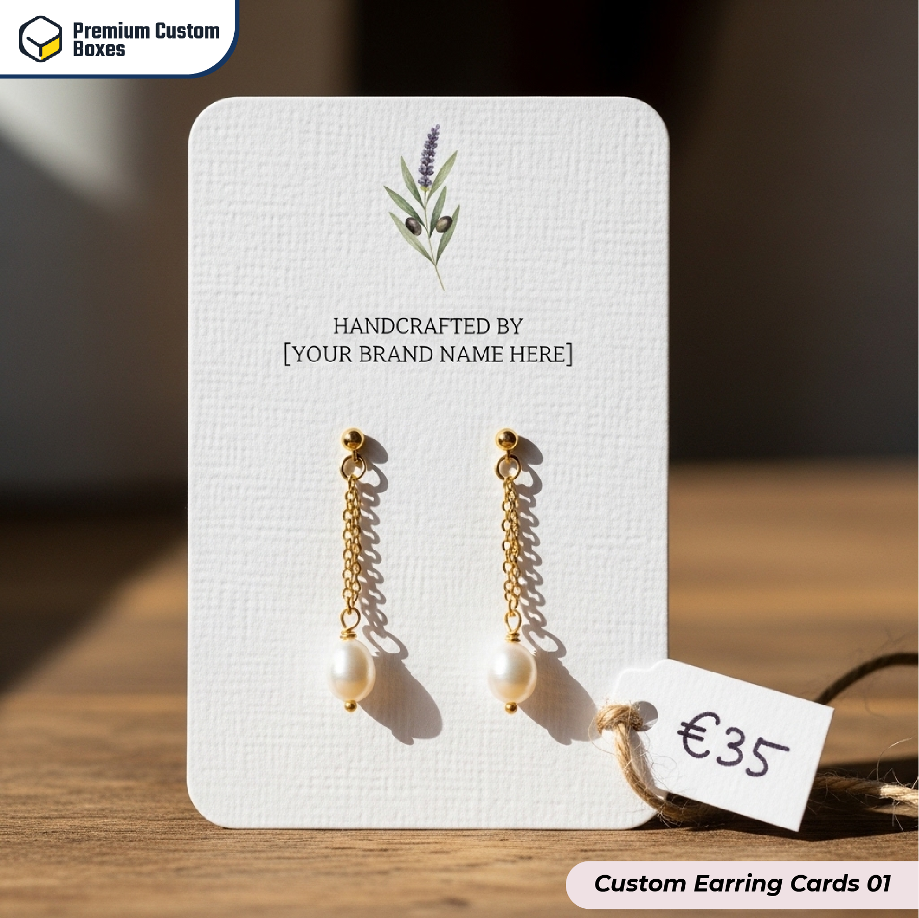 Custom Earring Cards