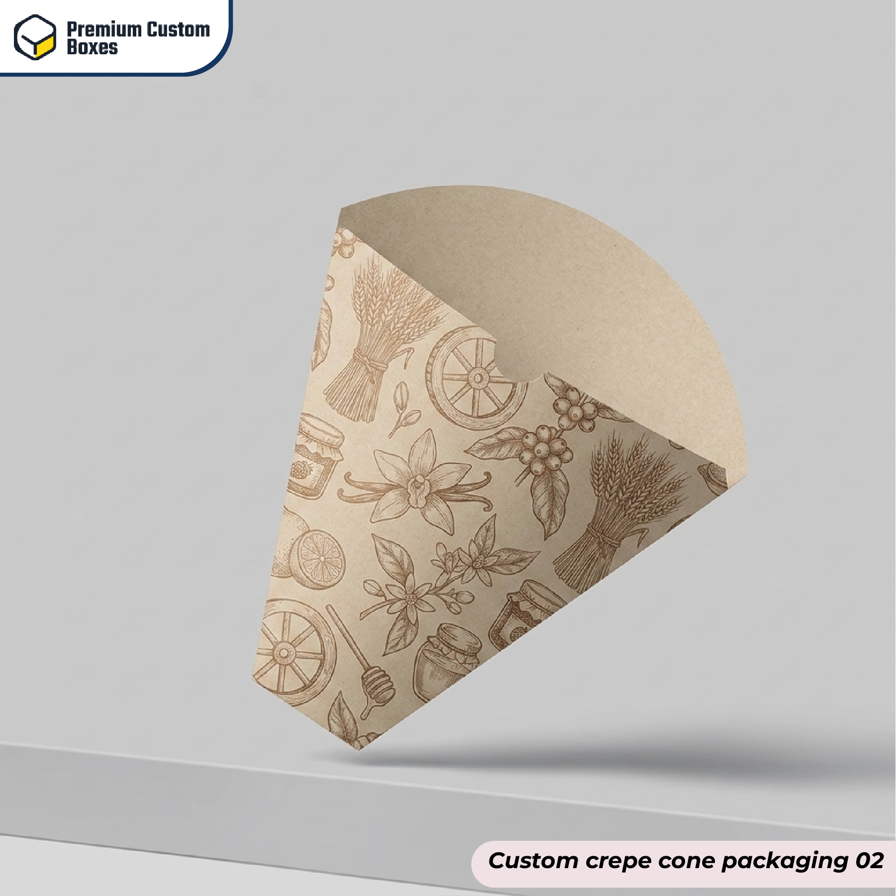 Custom Crepe Cone Packaging