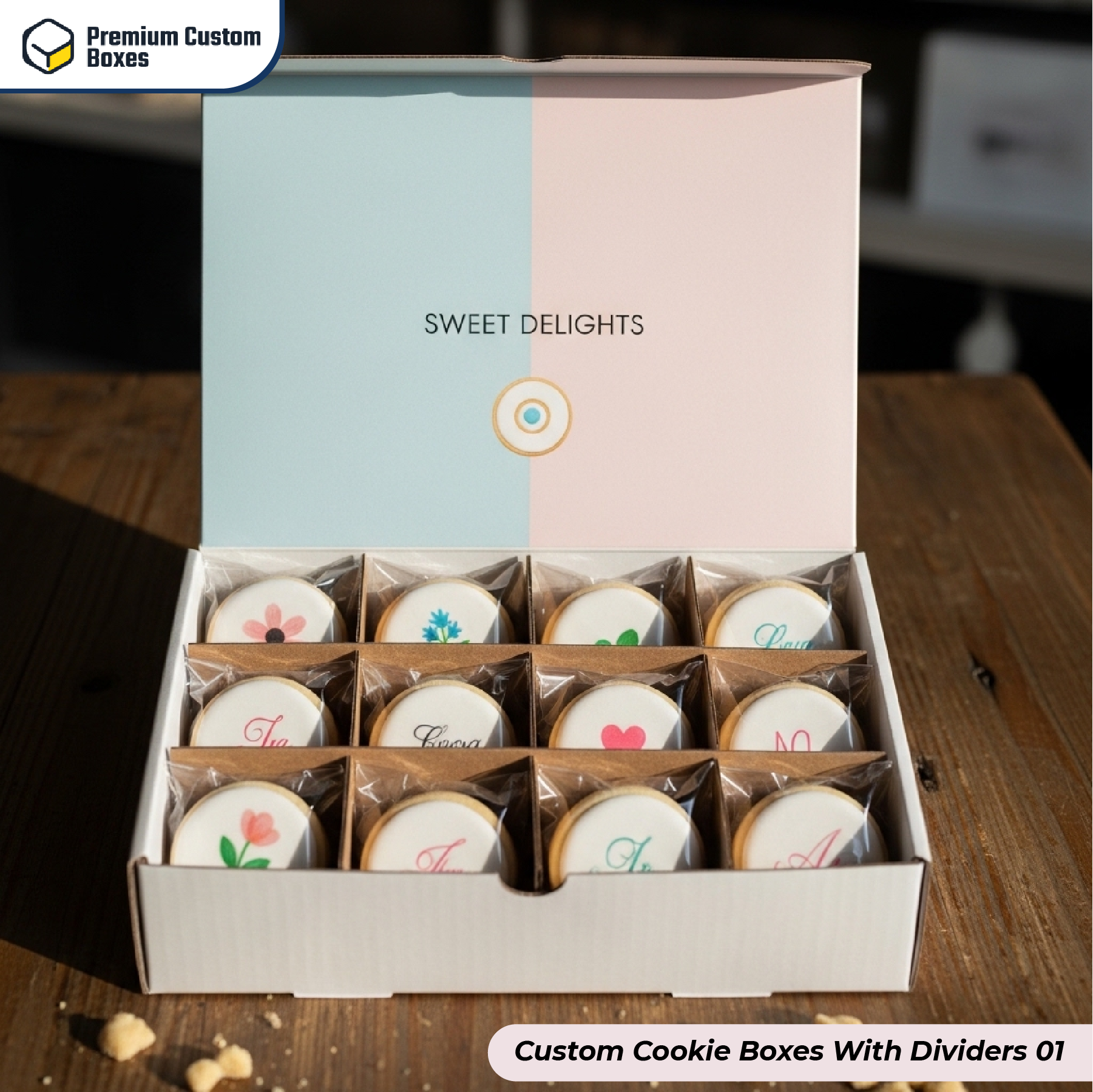 Cookie Boxes With Dividers
