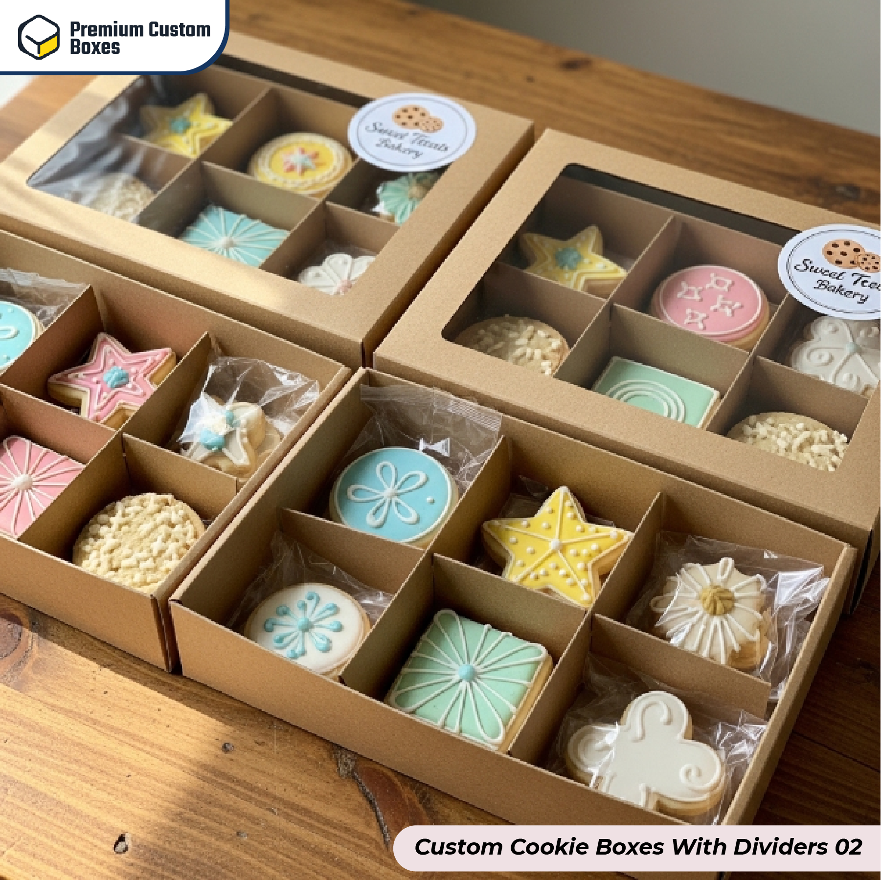 Cookie Boxes With Dividers