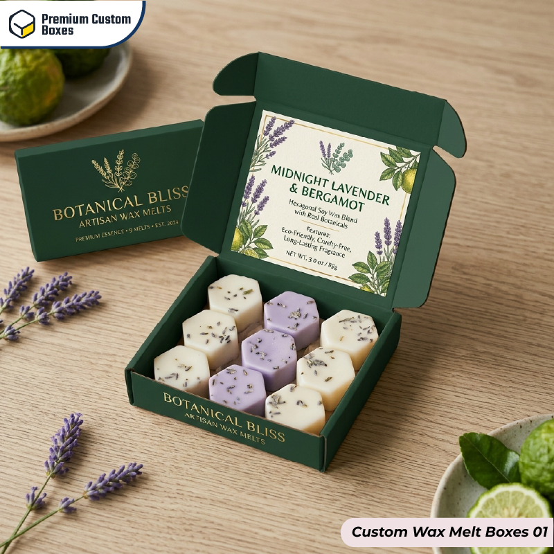 Custom Wax Melt Boxes
