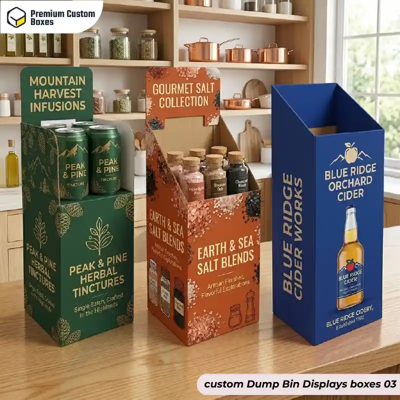 Custom Dump Bin Display Boxes