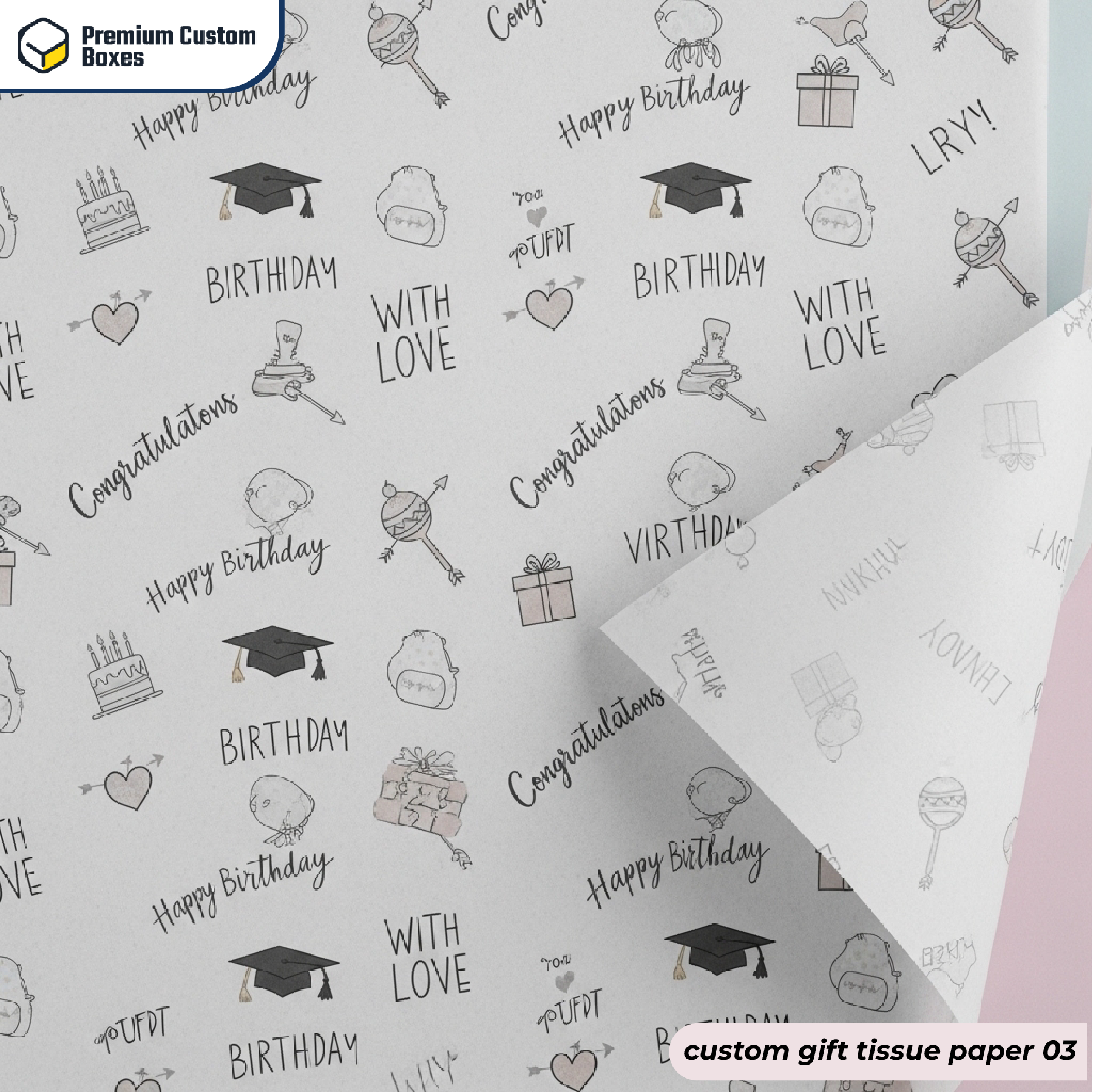 Custom Gift Tissue Paper