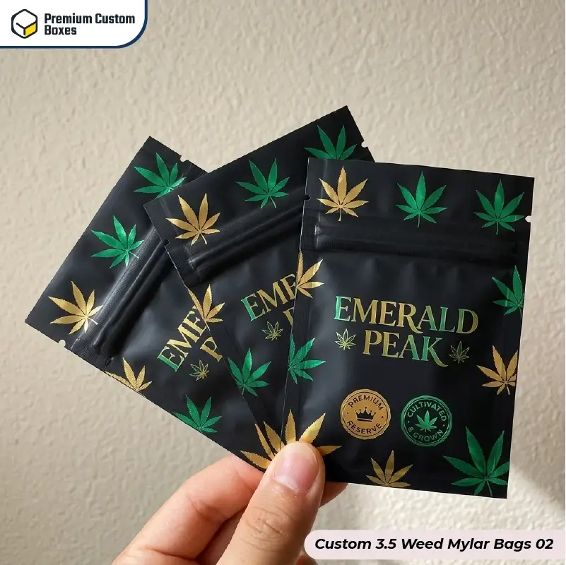 Custom 3.5 Weed Bags
