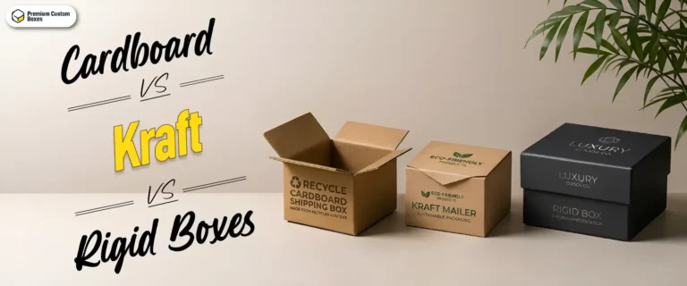 Cardboard vs Kraft vs Rigid Boxes: A Brief Comparison