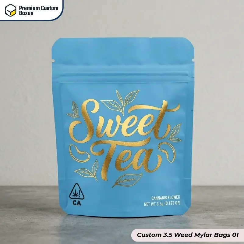 Custom 3.5 Weed Bags