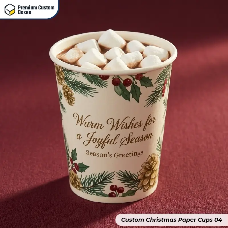 Custom Christmas Paper Cups