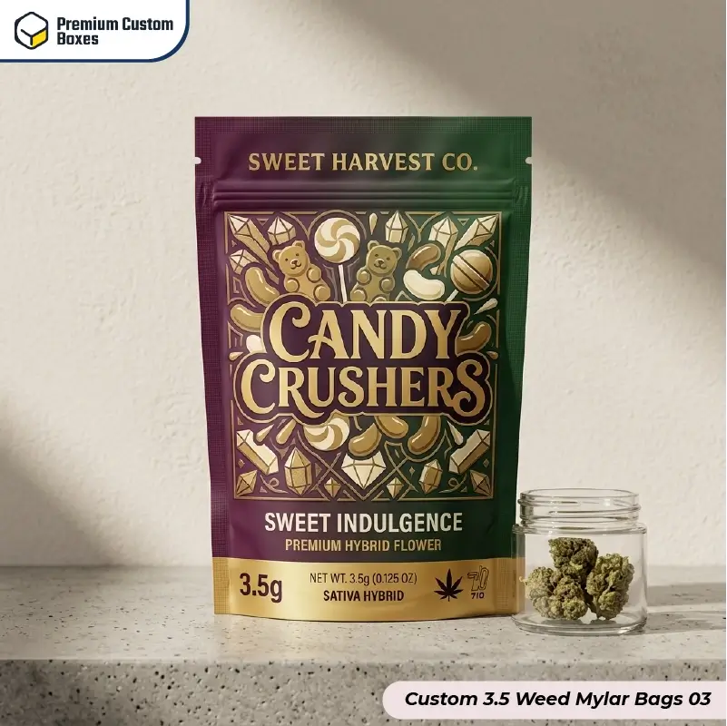 Custom 3.5 Weed Bags