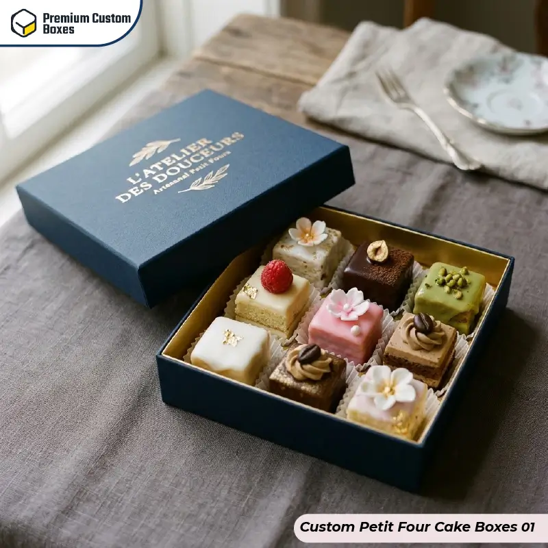Custom Petit Four Cake Boxes