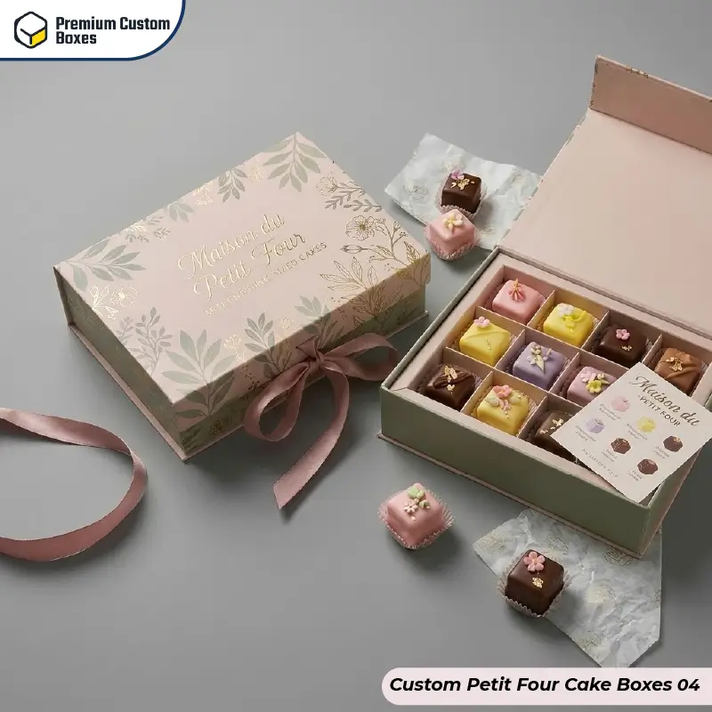 Custom Petit Four Cake Boxes