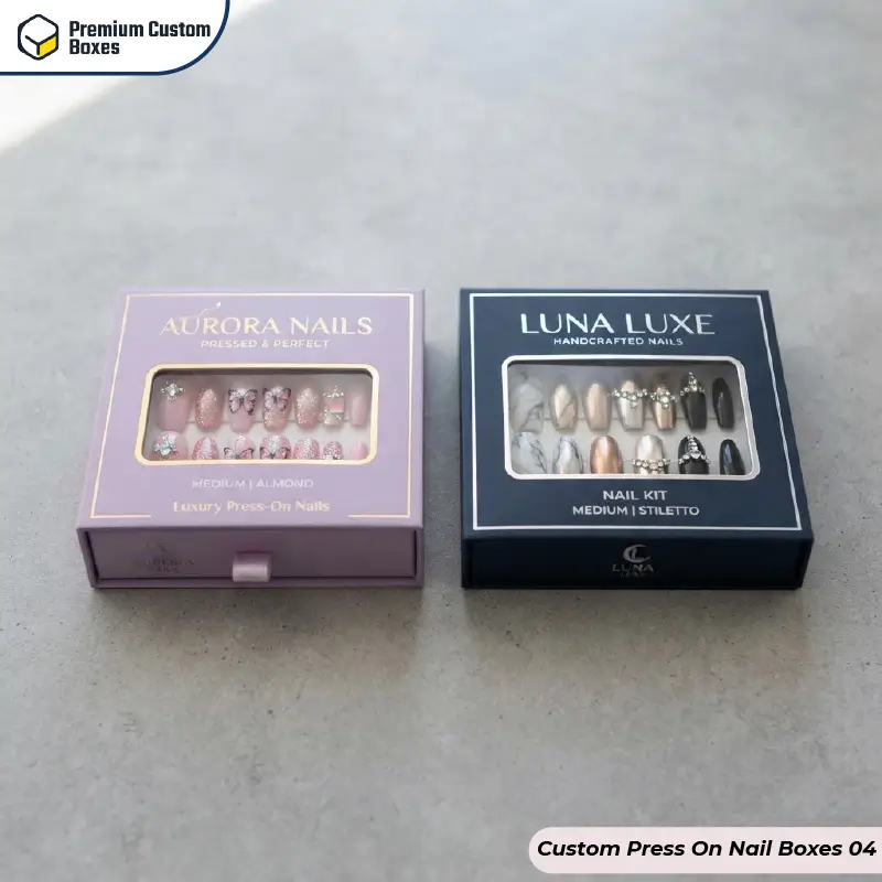 Custom Press On Nail Boxes