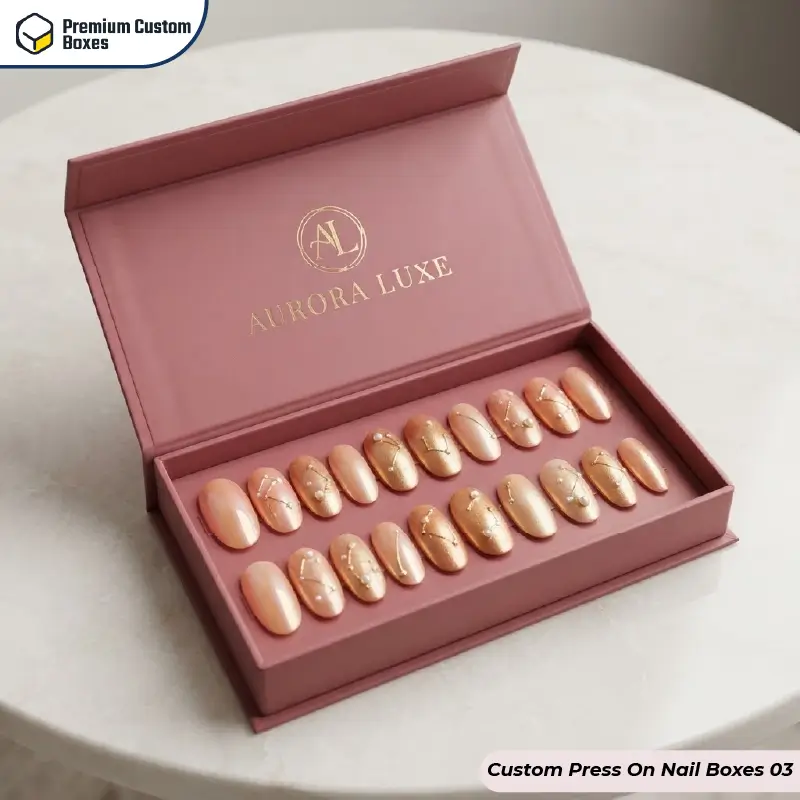 Custom Press On Nail Boxes