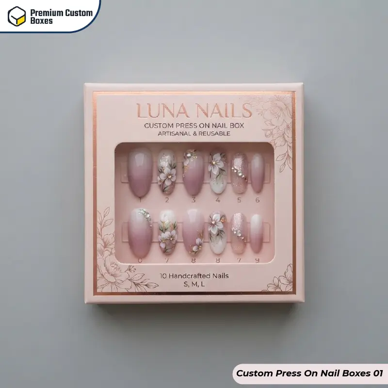 Custom Press On Nail Boxes