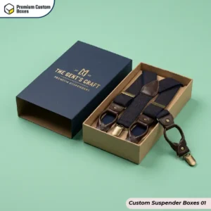 Custom Printed suspender boxes