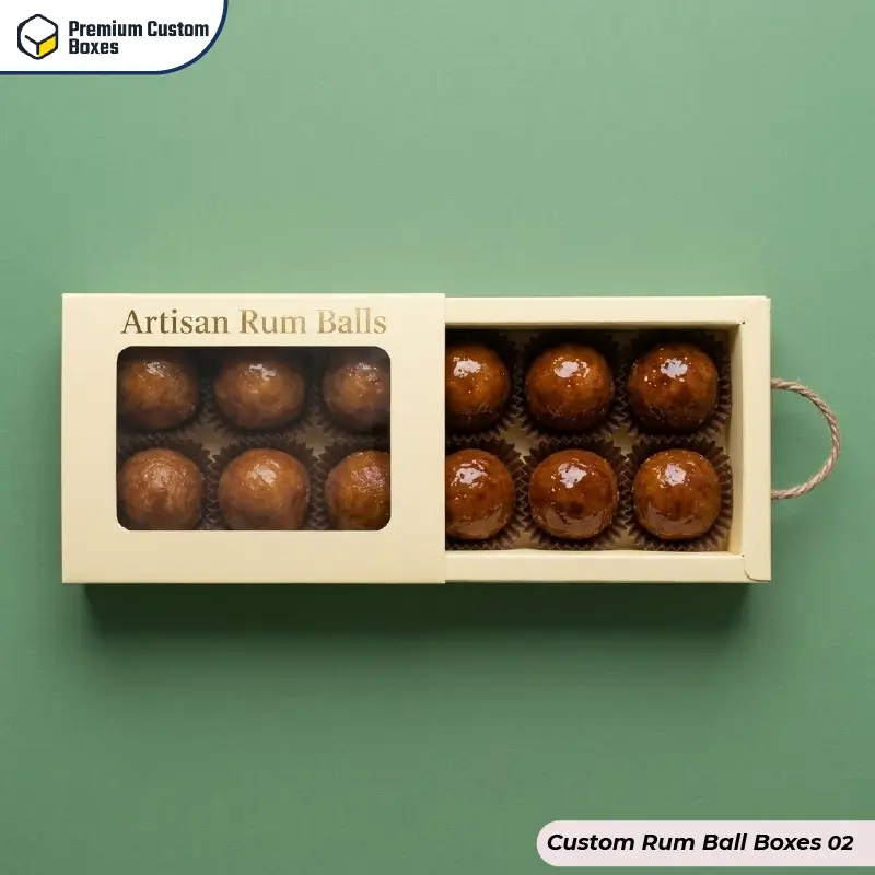 Custom Rum Ball Boxes