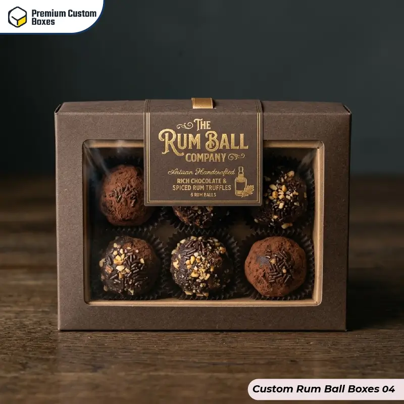 Custom Rum Ball Boxes