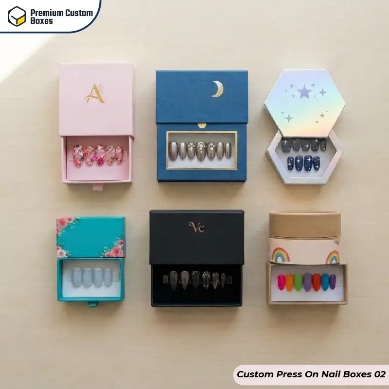 Custom Press On Nail Boxes