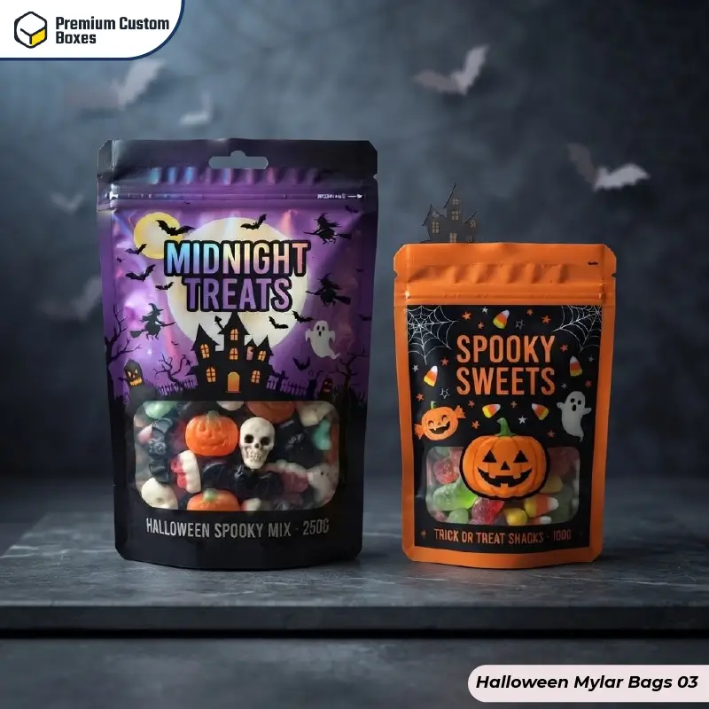 Custom Halloween Mylar Bags