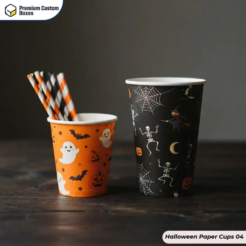 Custom Halloween Paper Cups