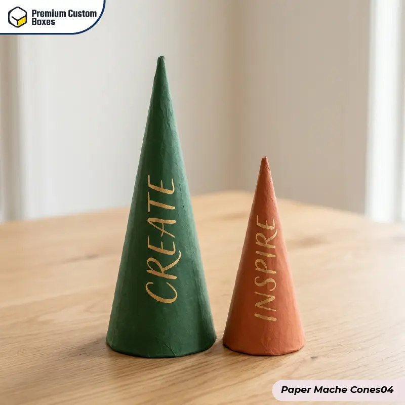 Custom Paper Mache Cones