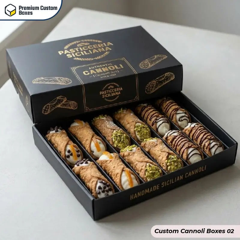 Custom Cannoli Boxes