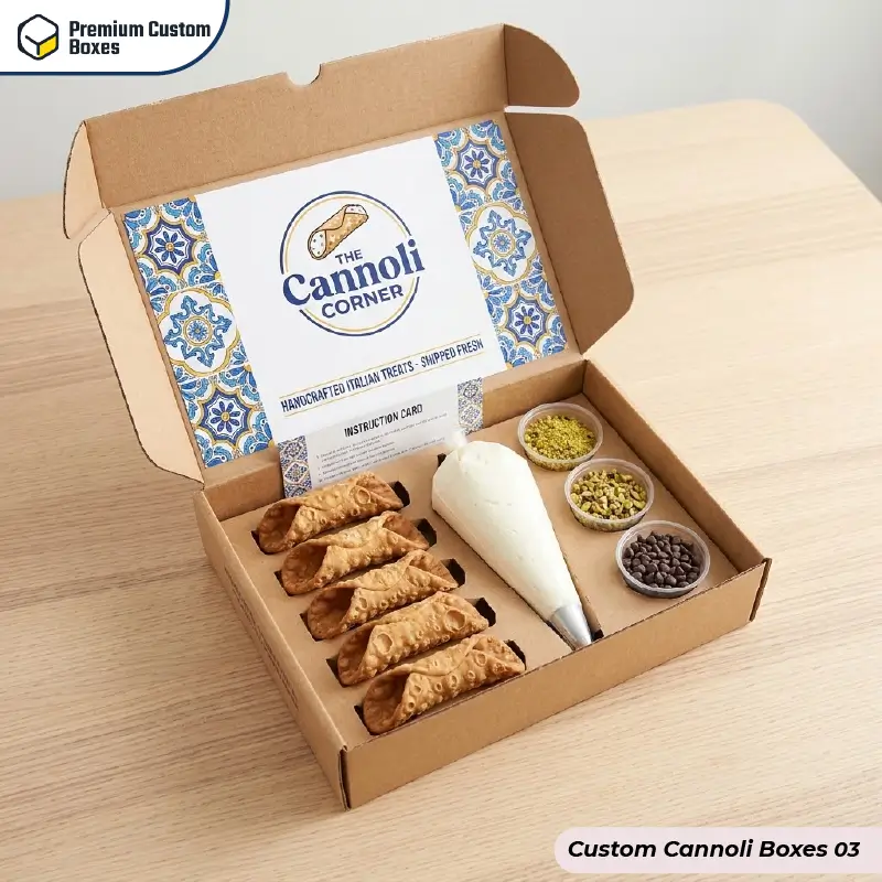 Custom Cannoli Boxes