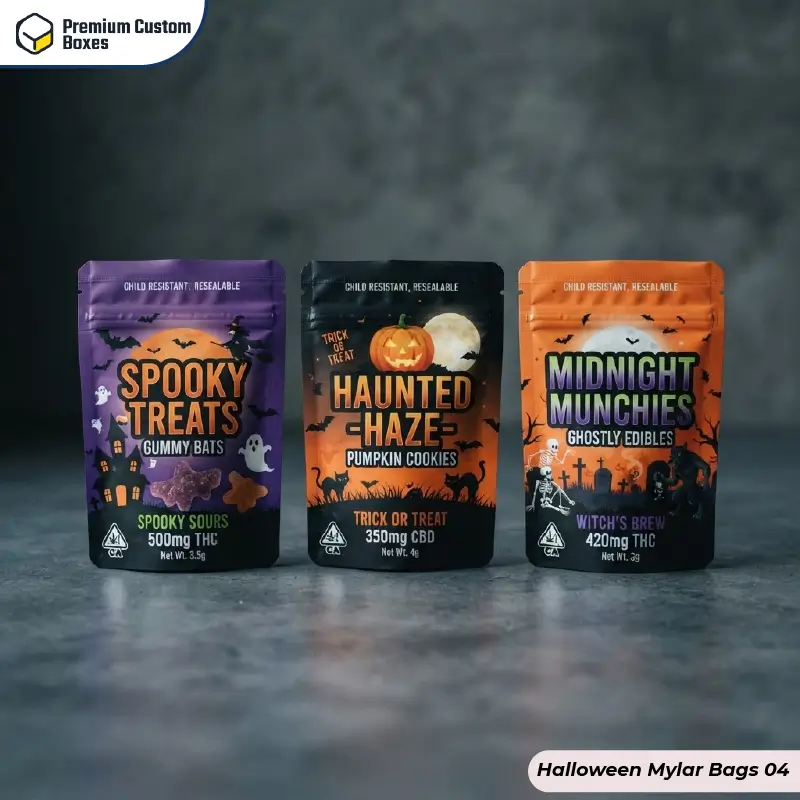 Custom Halloween Mylar Bags