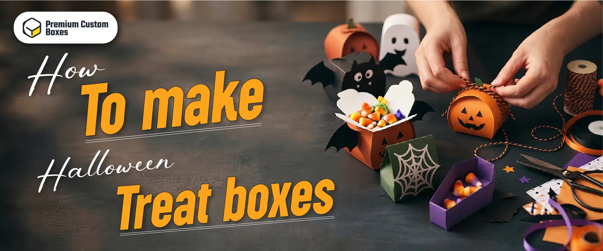 How To Make Halloween Treat Boxes