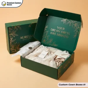 luxury custom gown boxes
